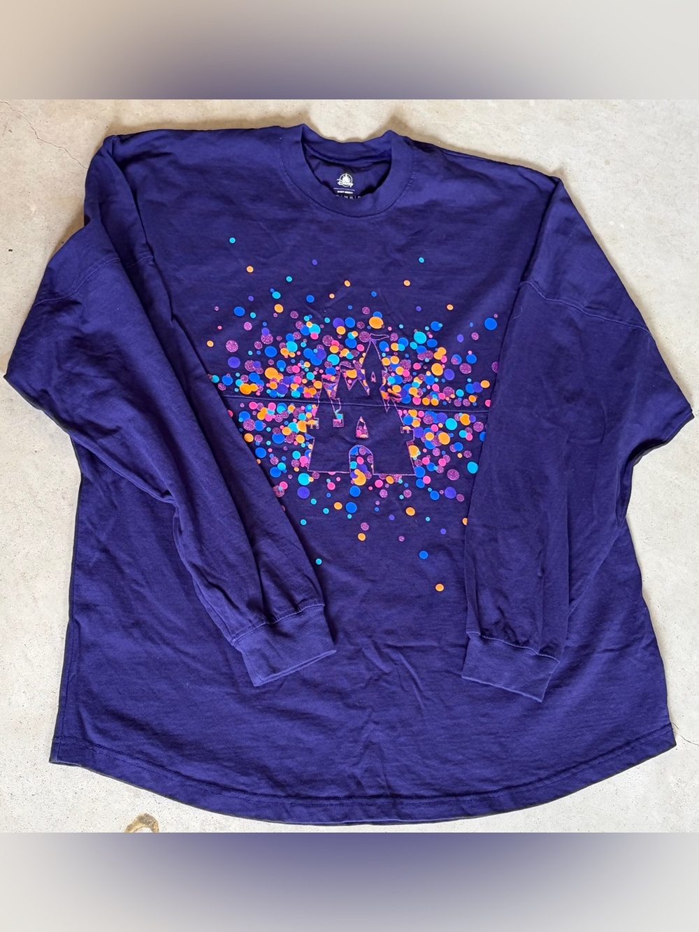 Walt Disney World Purple Confetti Spirit Jersey XL